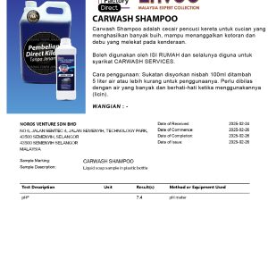 Sabun Pencuci Kereta (Carwash) 25KG - Image 3