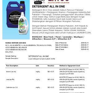 Set Sample  Detergent AIO 7 Wangian  100ml - Image 3