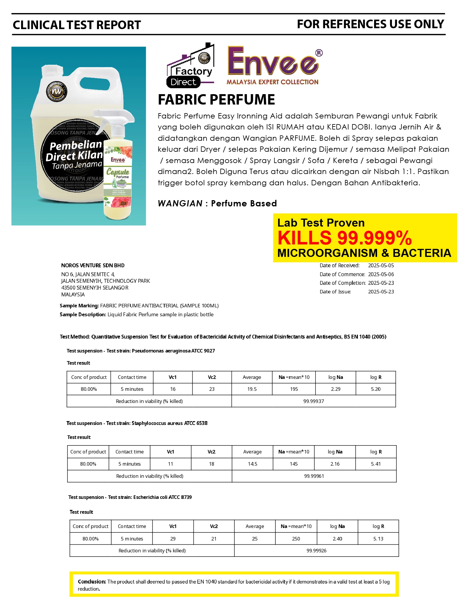 LABTEST-FABRIC PERFUME-TEST PROVEN KILLS 99.999%-01